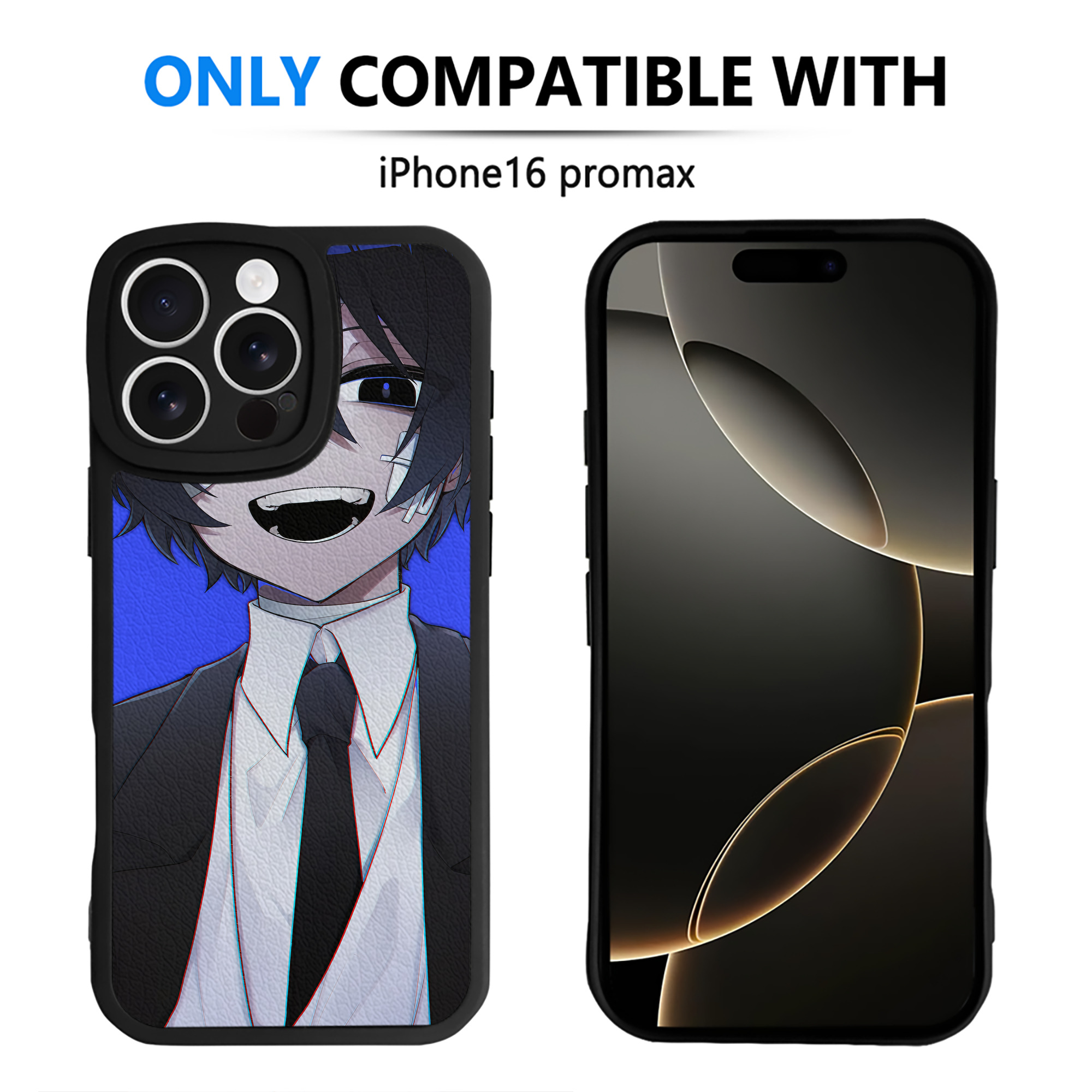 （画像用） 文豪ストレイドッグス Bungo Stray Dogs 【iPhone 16シリーズ対応】シリコンスマホケース（レザー調） 材質：シリコン